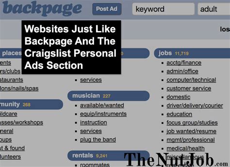 backpage like|12 Sites Like Backpage & Craigslist Personals (June 2024).